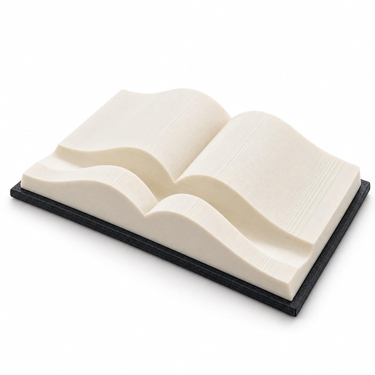 Open Book 3D Printed E-Reader Stand for Desk